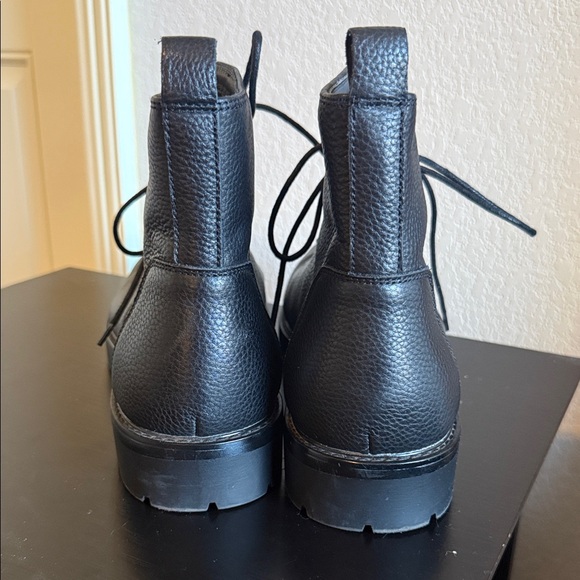 Nordstrom Black Leather Men\'s Boots, Sz 12 main image 5